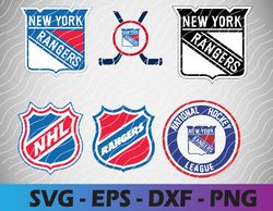 New York Rangers Hockey Teams Svg, New York Rangers Svg, N  H  L Svg, N  H  L Svg, Png
