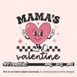 Mama's Valentine Png, distressed mama png, valentine sublimation designs Digital Download, sublimation designs downloads