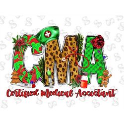 Christmas CMA Certified Medical Assistant Png Sublimation Design,Merry Christmas,Christmas CMA,Certified Medical Assista