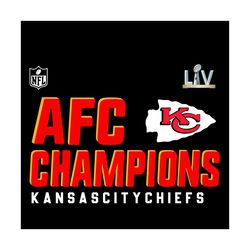 AFC Champions Kansas City Chiefs Svg, Sport Svg, KC Svg, Kansas City Chiefs Logo Svg, Kansas City Chiefs Team Svg, Chief