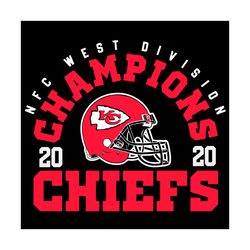 NFC West Division Champions 2020 Chiefs Svg, Sport Svg, Kansas City Chiefs Svg, Kansas City Chiefs Logo Svg, Kansas City