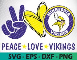 MINNESOTA VIKINGS logo, bundle logo, svg, png, eps, dxf