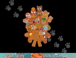 Marvel Avengers Gingerbread Cookies Christmas png, sublimation copy