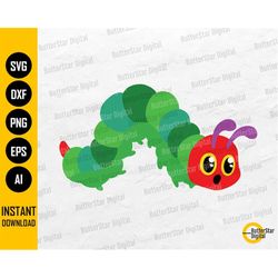 Hungry Caterpillar SVG | First Birthday Decoration SVG | Classroom Decal Iron On Wall Decor | Cricut Clipart Digital Dow