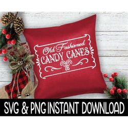 Christmas SVG, Christmas PNG, Old Fashioned Candy Cane SvG Instant Download, Cricut Cut File, Silhouette Cut File, Downl