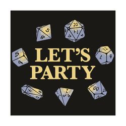 Let Is Party Svg, Trending Svsg, Dice Svg, Party Svg, Roller Svg, The Dice Game Svg, Polyhedral Dice Svg, Two Dice Rolle