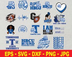 Tennessee State Svg, HBCU Svg Collections, HBCU team, Football Svg, Mega Bundle, Digital Download