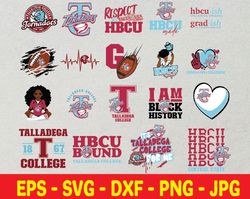 Talladega College Svg, HBCU Svg Collections, HBCU team, Football Svg, Mega Bundle, Digital Download