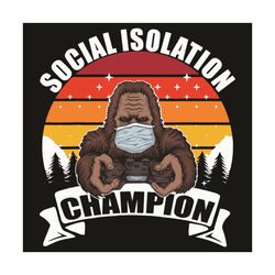 Social Isolation Champion Svg, Trending Svg, Sasquatch Yeti Svg, Game Svg, Face Mask Svg, Gamers Svg, Sasquatch Yeti Pla