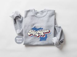 Michigan Shirt, Michigan State Tshirt, Detroit Hoodie, Michigan Lover Tee, Michigan Lake Sweatshirt, Michigan Travel Out