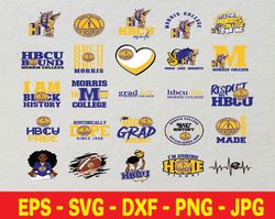 Morris College Svg, HBCU Svg Collections, HBCU team, Football Svg, Mega Bundle, Digital Download