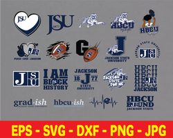Jackson State Svg, HBCU Svg Collections, HBCU team, Football Svg, Mega Bundle, Digital Download