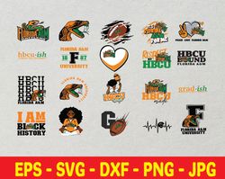 Famu Rattlers Svg, HBCU Svg Collections, HBCU team, Football Svg, Mega Bundle, Digital Download