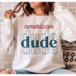 American Dude SVG PNG, 4th of July SVG, Retro Independence Day Svg, Matching shirt Svg, Mommy and Me Svg, Sublimation Di