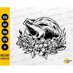 Turkey Season SVG | Holiday Vinyl Stencil Illustration Graphics | Cricut Cut File Printable Clipart Vector Digital Downl