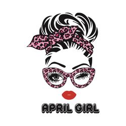 April Girl Svg, Birthday Svg, Born In April Svg, Girl Born In April Svg, April Girl Svg, April Svg, April Birthday Svg,