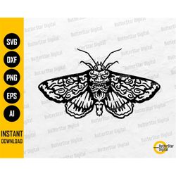 hannya moth svg | oni mask svg | japanese t-shirt vinyl decal graphics | cricut cutting file printable clipart vector di