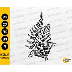 Plants Moth SVG | Leaf SVG | Leaves SVG | Insect Svg | Cricut Cut Files Silhouette Printable Clip Art Vector Digital Dow