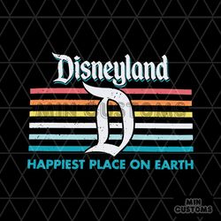 Disneyland Logo Ringer Happiest Place On Earth SVG File