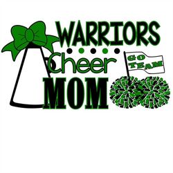 Warriors Cheer MOM SVG