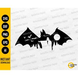 Vampire SVG | Horror SVG | Halloween Decal Vinyl T-Shirt Sticker | Cricut Silhouette Cameo Printables Clipart Vector Dig