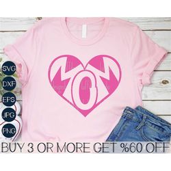 Mom Heart SVG, Mothers Day SVG, Mom Life SVG, Funny Mom Shirt Svg, Mom Png, Popular Svg, Svg Files For Cricut, Sublimati
