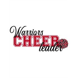 Warriors Cheerleader SVG