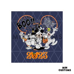 Disney Halloween 2023 Mickey Minnie and Friends SVG File