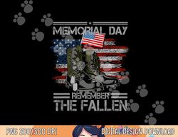 Memorial Day Remember The Fallen Veteran Military Vintage  png, sublimation copy