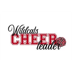 Wildcats Cheerleader SVG