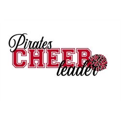 Pirates Cheerleader SVG