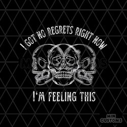 I Got No Regrets Right Now Blink 182 SVG Graphic Design File