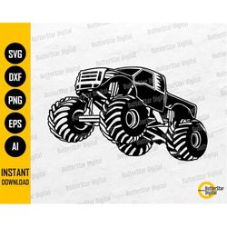 Monster Truck SVG | Muscle Car 4x4 Off Road Vehicle Machine Race Rally | Cricut Cut Files Printables Clip Art Vector Dig
