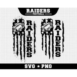 Raiders Football Svg, Raiders svg, Game Day Svg, Football SVG, USA Flag SVG, Cut file Printable Cricut Maker Silhouette