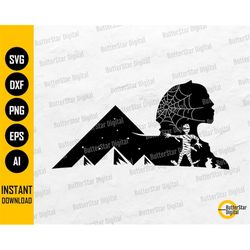 Sphinx Mummy SVG | Horror Scene SVG | Monster T-Shirt Wall Art Decals | Cricut Cutting File Printable Clip Art Vector Di