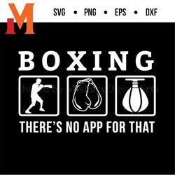 no app boxing svg - boxing clipart, sports svg, fighting svg for boxers