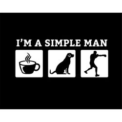 simple man dog coffee boxing svg - boxing clipart, sports svg, fighting svg for boxers