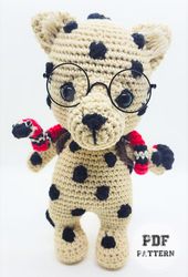 Crochet Leopard Suzie  Amigurumi PDF Pattern