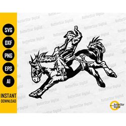 Horse Rodeo SVG | Cowboy SVG | Western Decals Wall Art Clipart Vector Graphics | Cricut Cut Files Silhouette Digital Dow