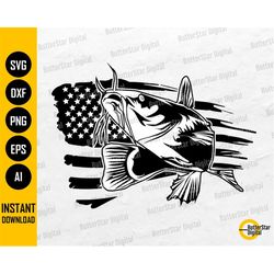 US Catfish SVG | USA Catfish Fishing Svg | Cat Fish T-Shirt Decals | Cricut Cutting Files Silhouette | Clipart Vector Di