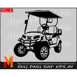 Golf Cart svg, Golf Transporter svg, Golfing svg, Golf Silhouette, Cameo, Cricut, CNC, Laser, Vinyl Cutter, Decal Sticke