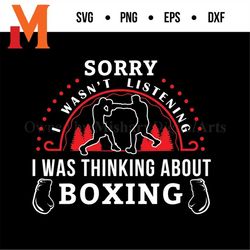 funny thinking about boxing svg - boxing clipart, sports svg, fighting svg for boxers