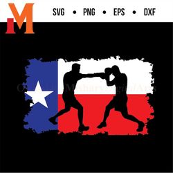 texas flag boxing svg - boxing clipart, sports svg, fighting svg for boxers