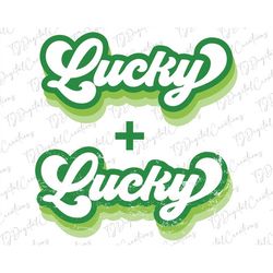 Lucky Svg, St Patricks Day Svg, Digital Download, Groovy Font Svg, Irish Svg, Happy St Patrick's Day Svg, Distressed Svg