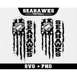 Seahawks Football Svg, Seahawks svg, Game Day Svg, Football SVG, USA Flag SVG, Cut file Printable Cricut Maker Silhouett