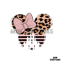 Leopard Disneyworld Minnie castle SVG Cutting Digital File