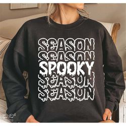 Spooky Season SVG, Halloween shirt svg, Spooky shirt svg, Spooky Vibes svg, Halloween svg, trick or treat svg, Png Dxf C