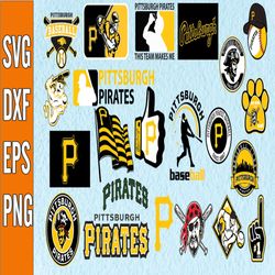 Bundle 22 Files Pittsburgh Pirates Baseball Team Svg, Pittsburgh Pirates Svg, MLB Team  svg, MLB Svg, Png, Dxf, Eps, Jpg