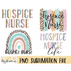 Hospice Nurse sublimation PNG, Nurse Bundle sublimation file, Nurse shirt PNG design, Hospice Sublimation design, Digita