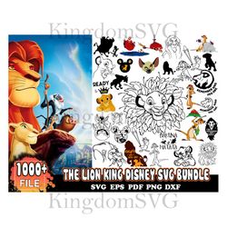 1000 The Lion King Svg, Disney Svg, Lions King Svg